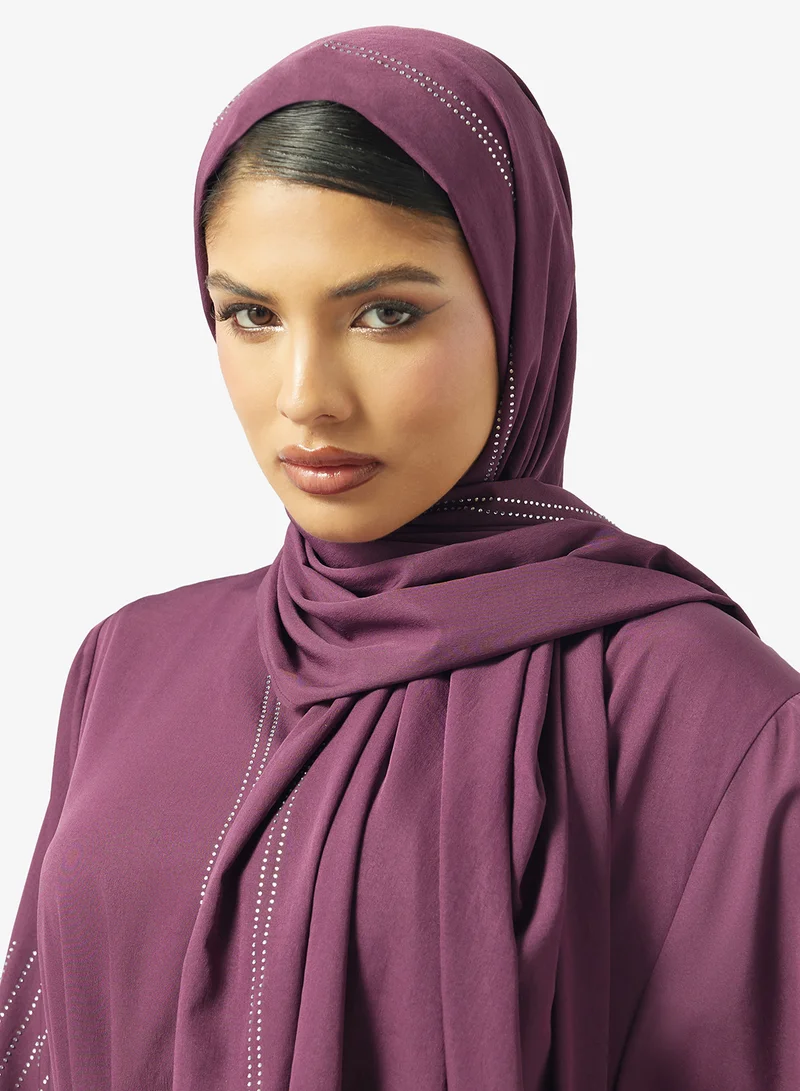 Khizana  Embellished Abaya With Sheila for Women | Best Price UAE